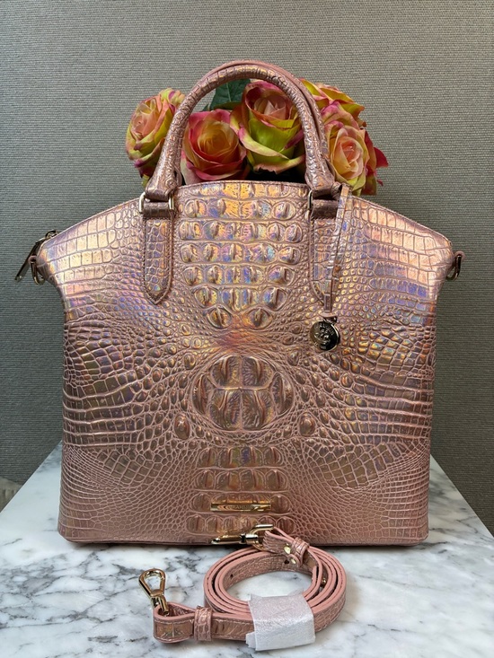 Brahmin Handbags - Brahmin Rose Gold Holographic Large Duxbury Bag - NWT & Dustbag 🔥 🔥 🔥